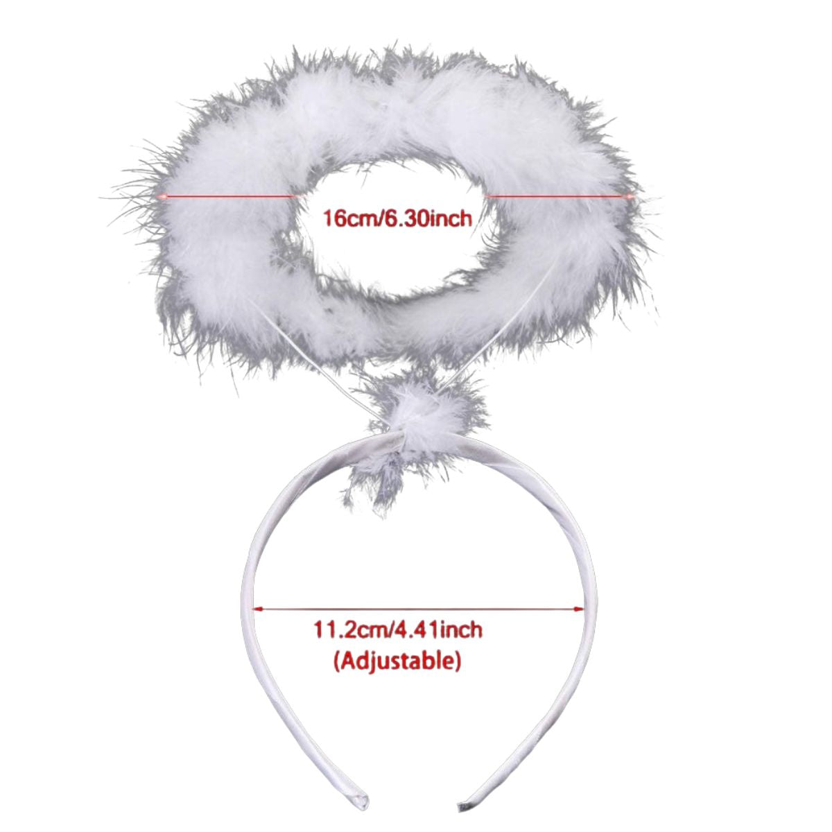 Kit Fantasia Anjo Branco Festa Cosplay Carnaval Halloween Tiara Auréola / Asa Kit Fantasia Anjo Branco Festa Cosplay Carnaval Halloween Tiara Auréola / Asa